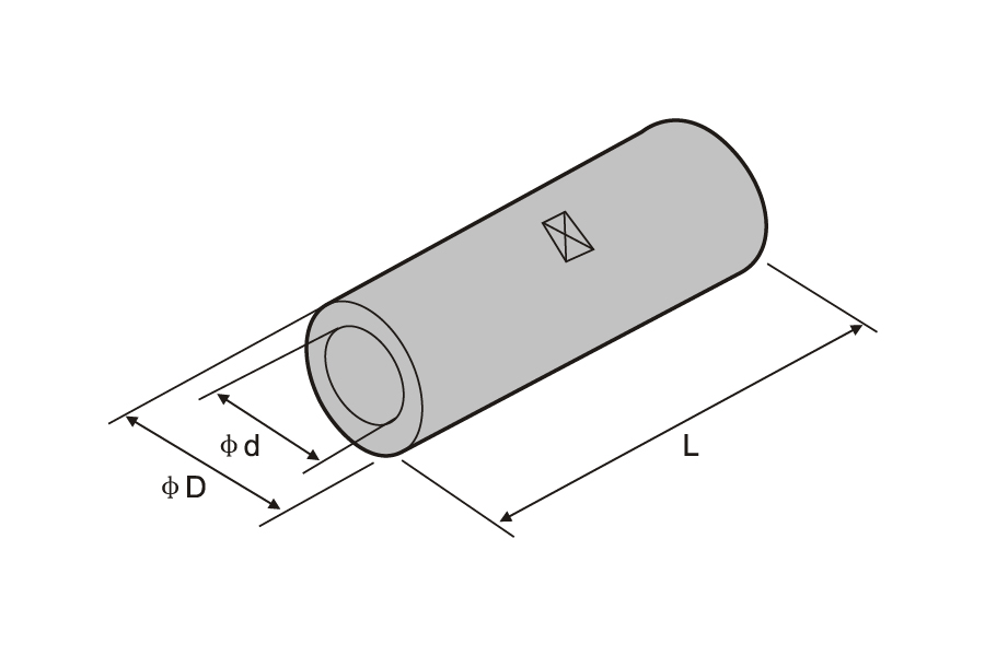 Non-Insulated Butt Splice Connector (Seamless)