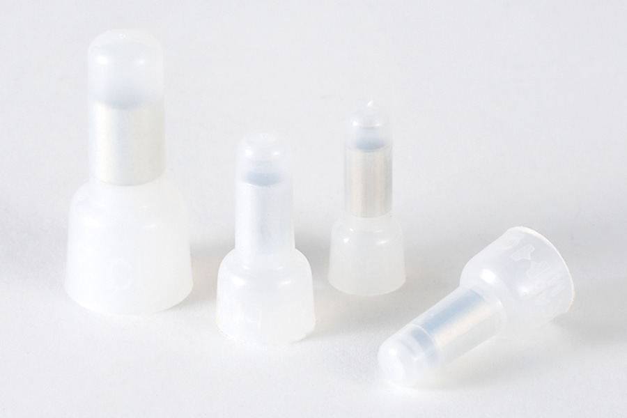 Clear Nylon Close End Connector