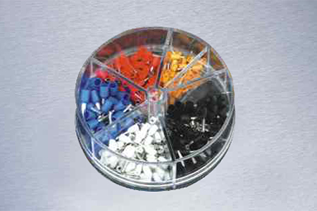 100Pcs/ 400Pcs Colorful Cord End Terminals Set