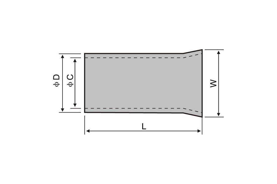 Non-Insulated Cord End Terminal