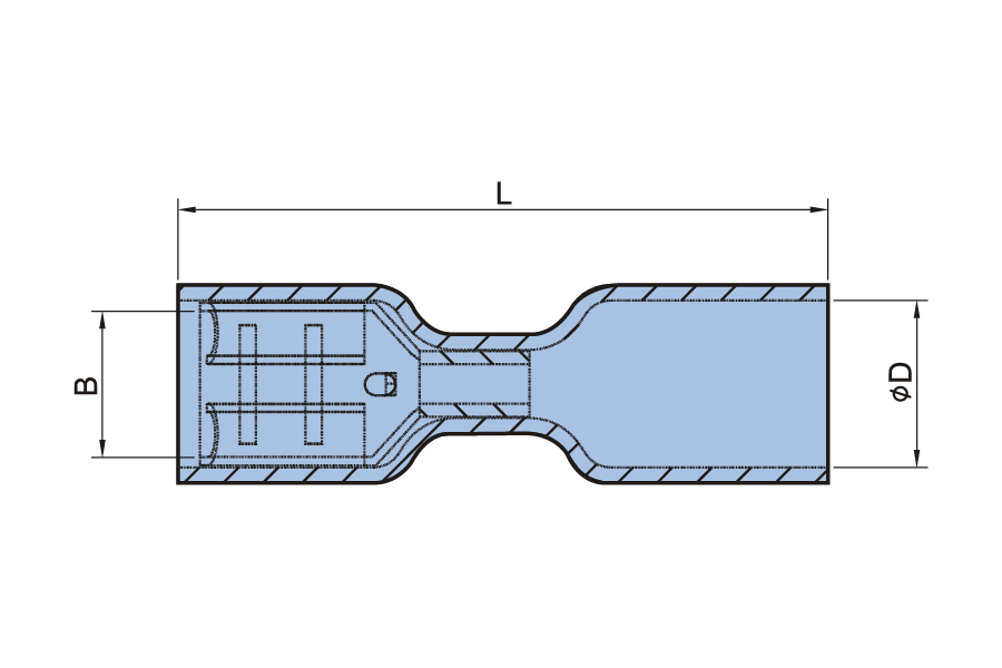 Heat Shrink Fully Insulated Female Disconnector