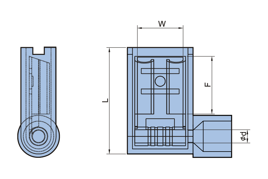Nylon Brass Insulated Flag Female Disconnector