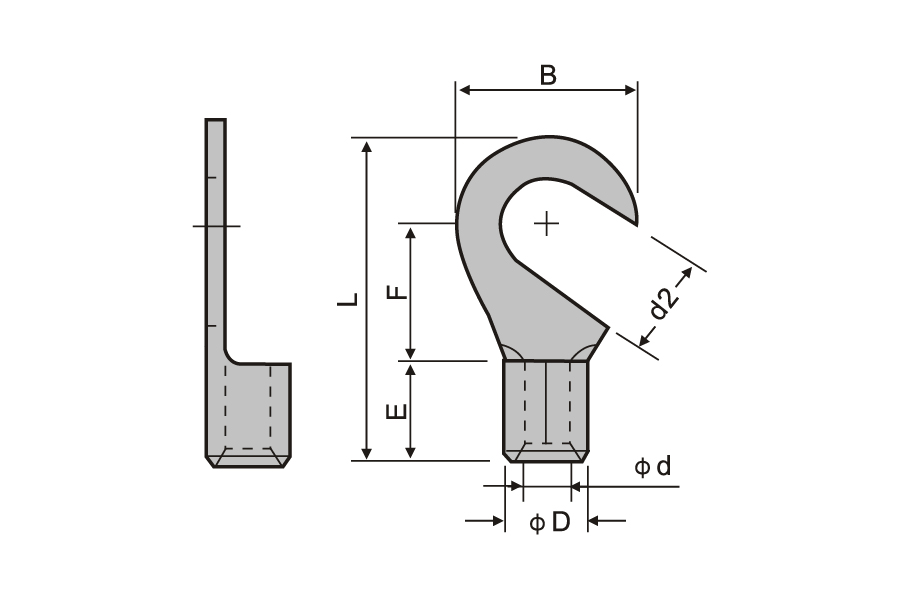 Non-Insulated Hook Terminal