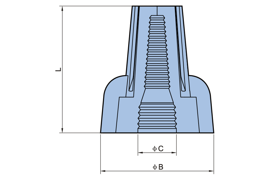 Double Wing Screw On Wire Connector