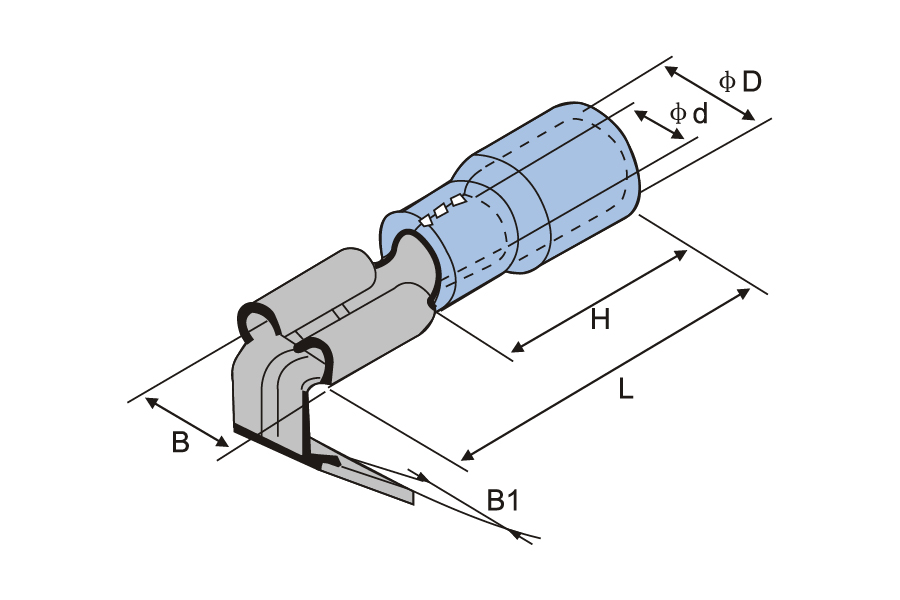 Vinyl Insulated Piggy Back Spade Disconnector