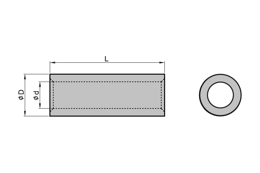 Short Intermediate Non-insulated Terminal