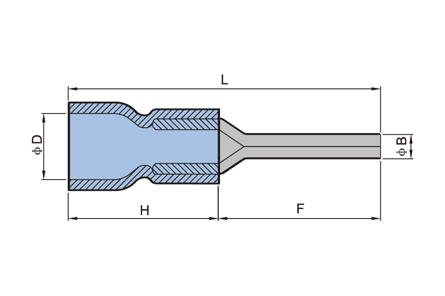 Easy Entry Vinyl Insulated Pin Terminal