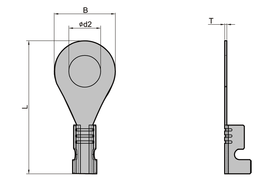 Ring Brass Cable Lug