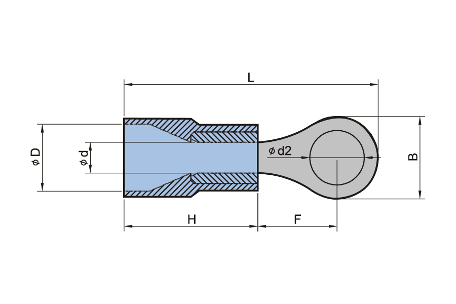 Nylon Insulated Ring Terminal