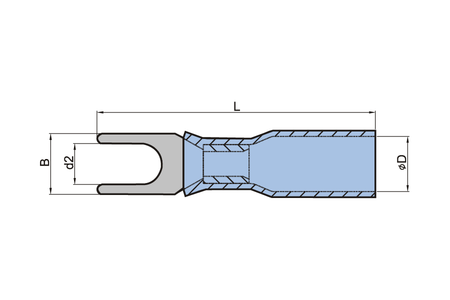 Heat Shrink Insulated Spade Terminal