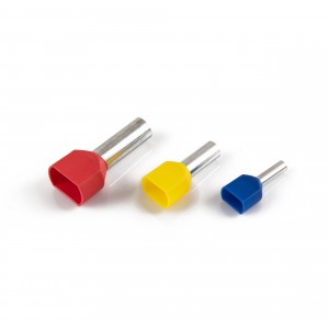 Insulated Easy Entry Twin Cord End Terminal(Produce by inject machine)