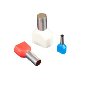 Insulated Easy Entry Twin Cord End Terminal(Produce by inject machine)