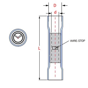 Heat Shrink-Insulated Butt Splice Connector(Seamless)
