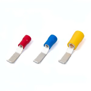 Pvc-Insulated Double Crimp Lipped Blade Terminal