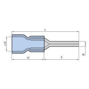 Pvc-isolierter Easy Entry Pin Terminal