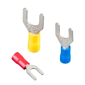 Críochfort Spade Crimp Dúbailte Pvc-Inslithe