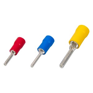 Pvc-isoleret dobbelt crimp pin terminal